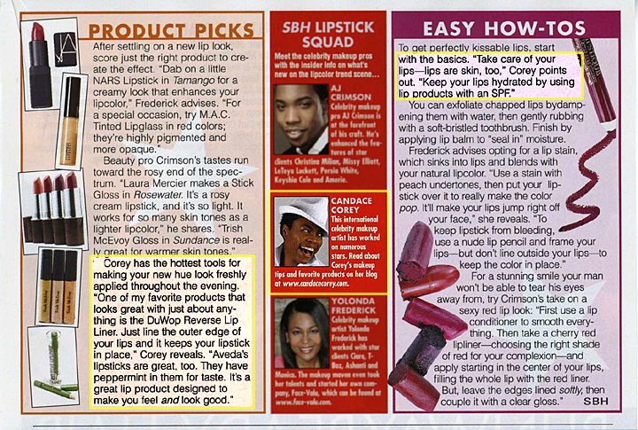 Corey has the hottest tools for making your new hue look freshly applied throughout the evening. 